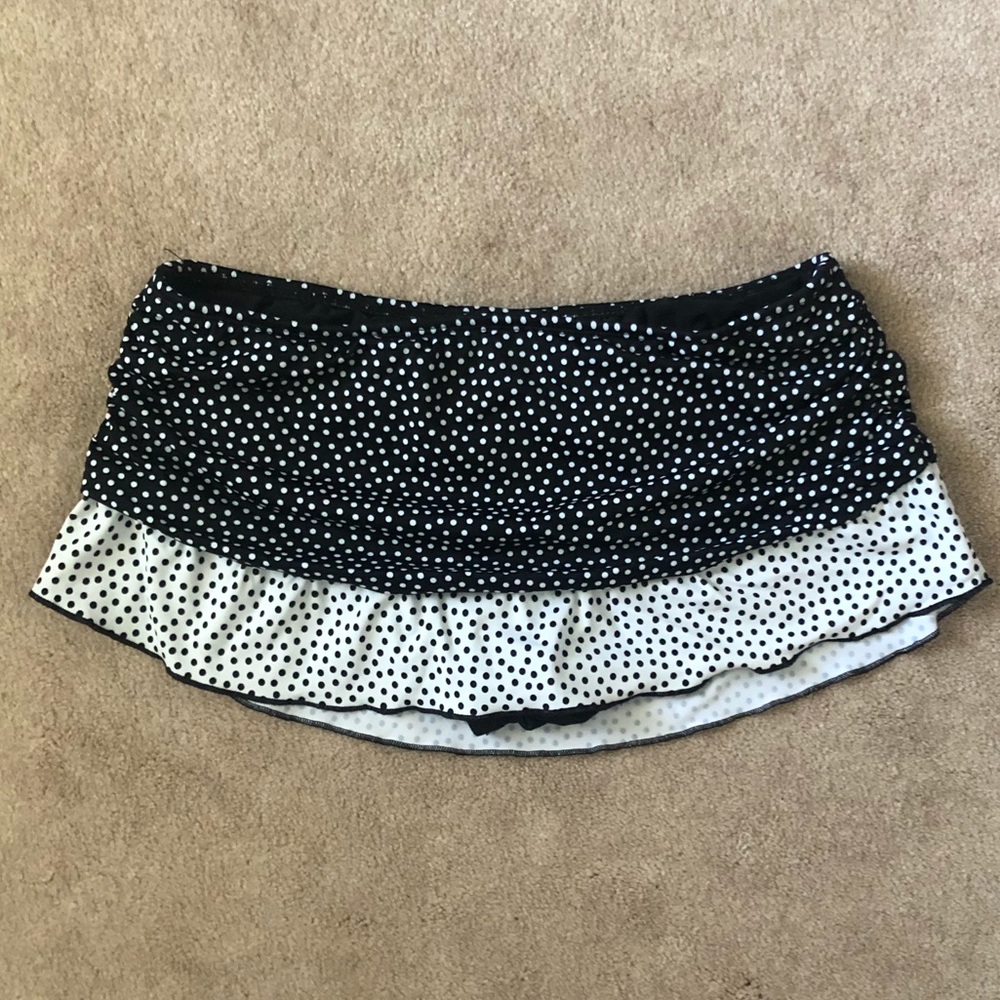 Polka Dot Bikini Skort